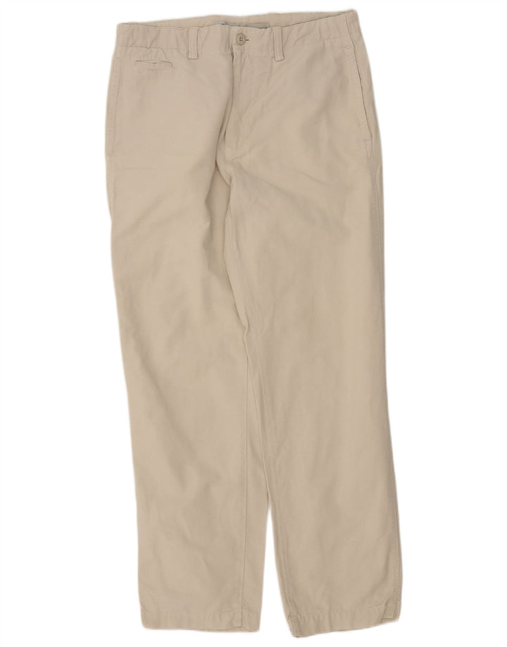 Massimo Dutti Pantalón Chino Recto Hombre EU 40 Medium W31 L30 Beige