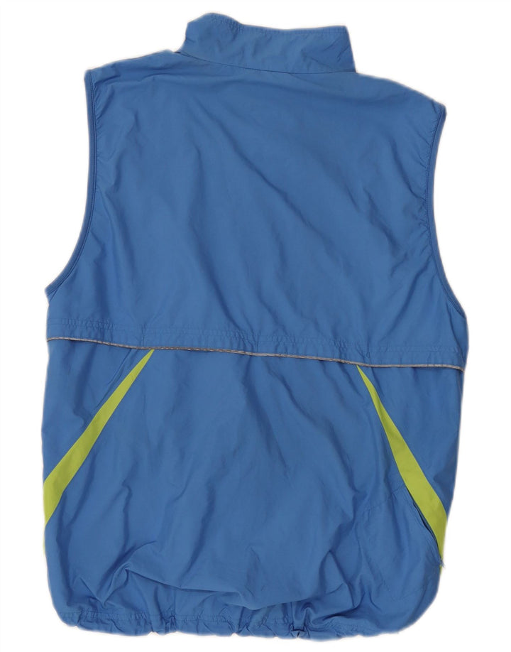 Reebok Chaleco para hombre UK 38 Azul medio Colorblock Poliéster