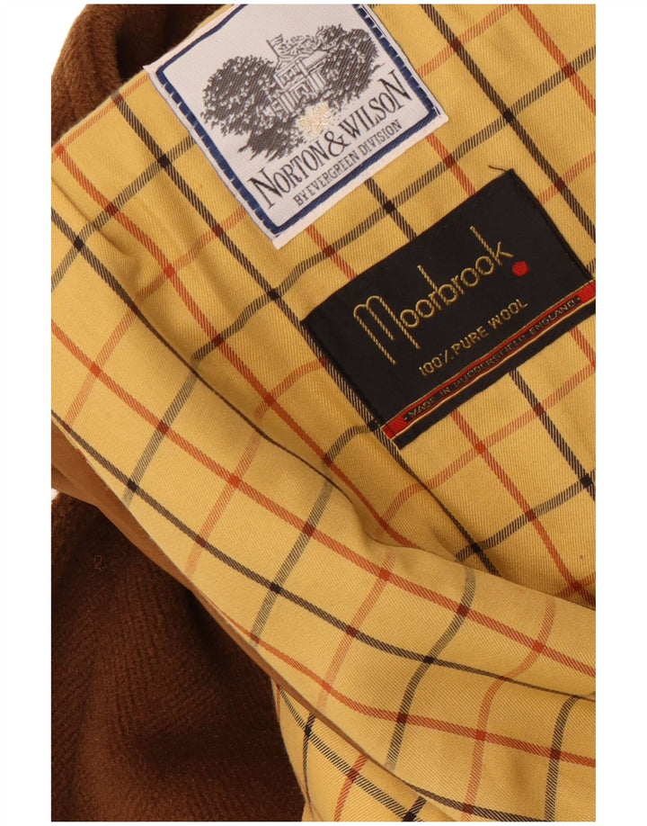 Norton & Wilson Abrigo para hombre UK 40 Large Lana marrón