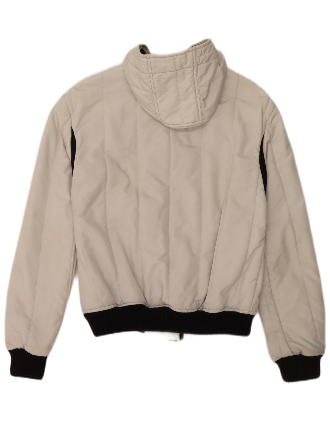REFRIGIWEAR Chaqueta bomber con capucha para mujer UK 14 Mediana Poliamida blanca