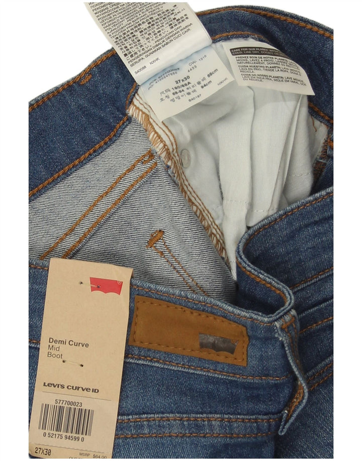 Levi's Jeans Demi Curve De Tiro Medio Para Mujer W27 L30 Algodón Azul