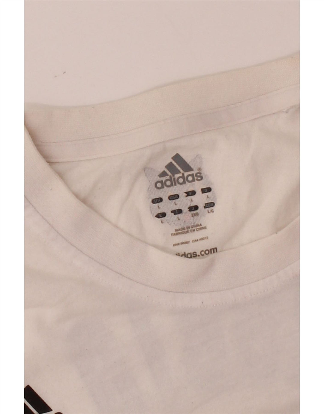 ADIDAS Womens Timberwolves Graphic T-Shirt Top UK 16 Large White Polyester Vintage Adidas and Second-Hand Adidas from Messina Hembry 