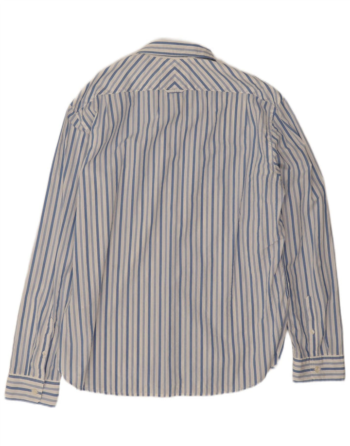 Camisa Dockers Hombre XL Algodón Rayas Azules