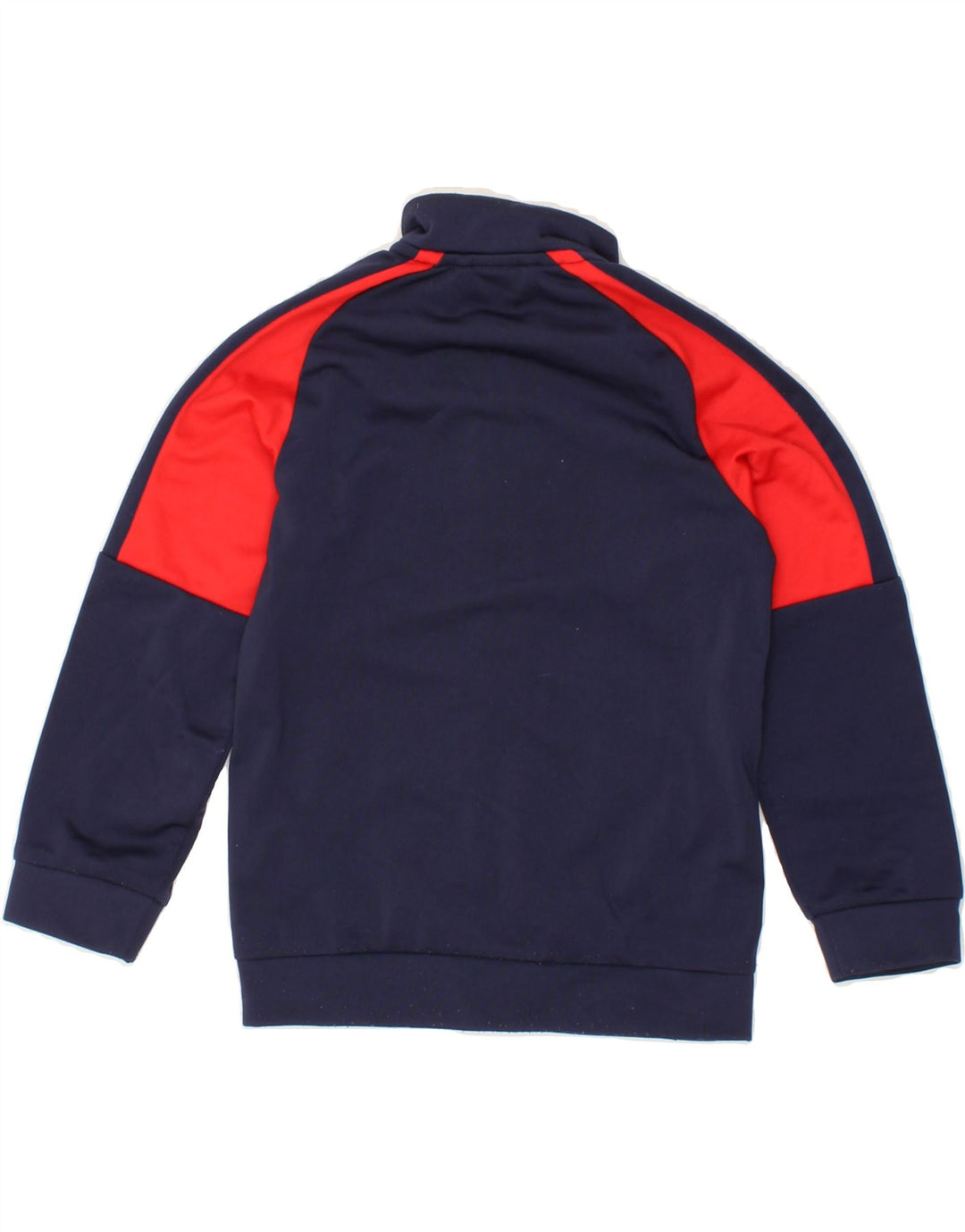 PUMA Boys Graphic Tracksuit Top Jacket 5-6 Years Navy Blue Colourblock Vintage Puma and Second-Hand Puma from Messina Hembry 