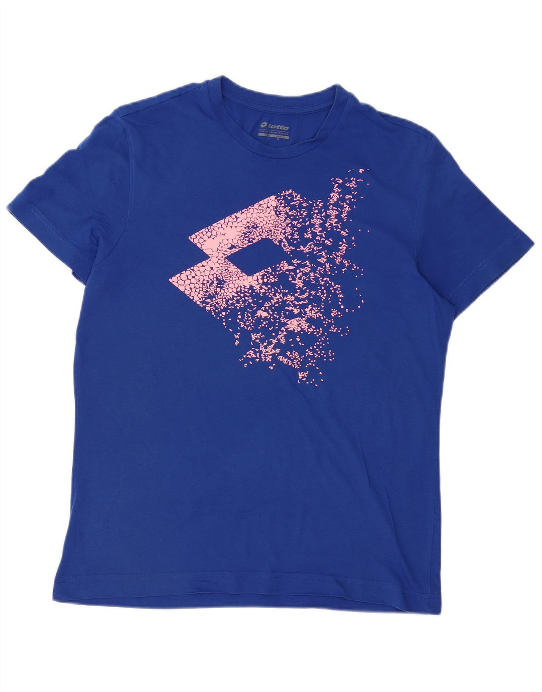 Lotto - Camiseta gráfica para hombre, talla grande, algodón azul