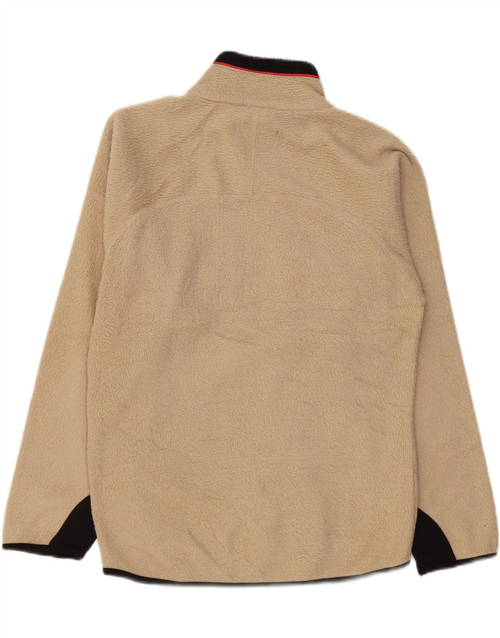FILA Chaqueta polar para hombre UK 38 Medium Beige Colorblock