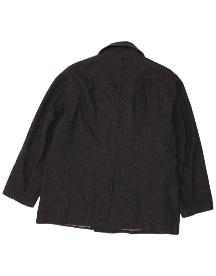 Calvin Klein Chaquetón para hombre UK 42 XL Lana negra