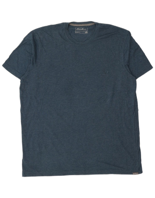 EDDIE BAUER Camiseta Hombre Top XL Algodón Azul