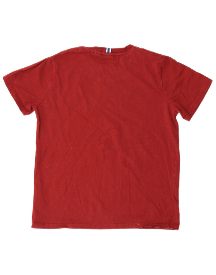 TED BAKER Camiseta gráfica para niño 10-11 años Algodón burdeos