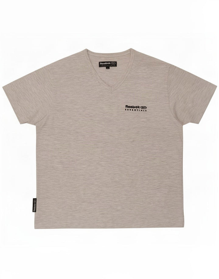 Reebok Camiseta para mujer Top UK 12 Poliéster gris medio