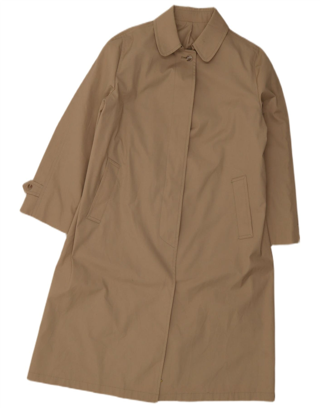 London Fog Abrigo para mujer US 14 XL Marrón Poliéster