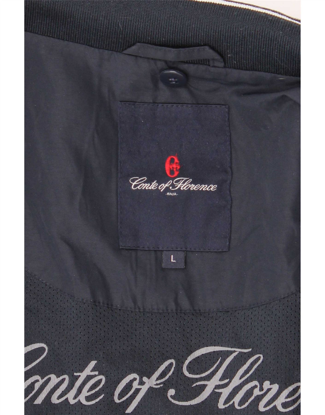 Conte of Florence - Chaqueta de chándal para hombre, talla grande, poliéster, color azul marino