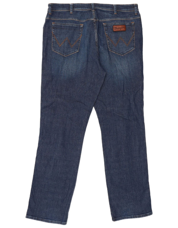 Wrangler Vaqueros rectos Texas para hombre W40 L34 Algodón azul
