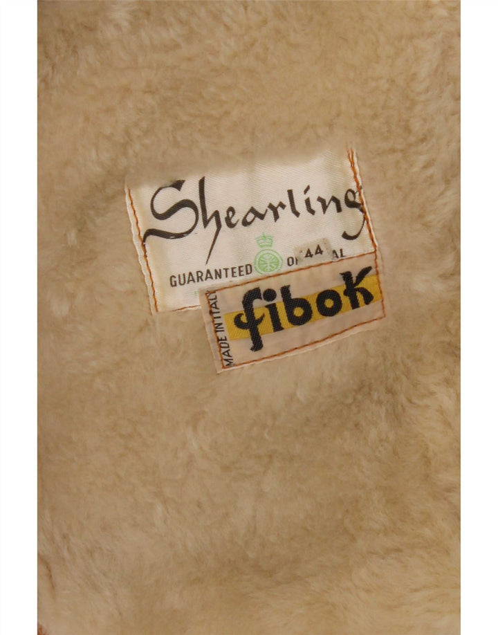 Chaqueta de piel de oveja Fibok para mujer IT 44 Marrón medio