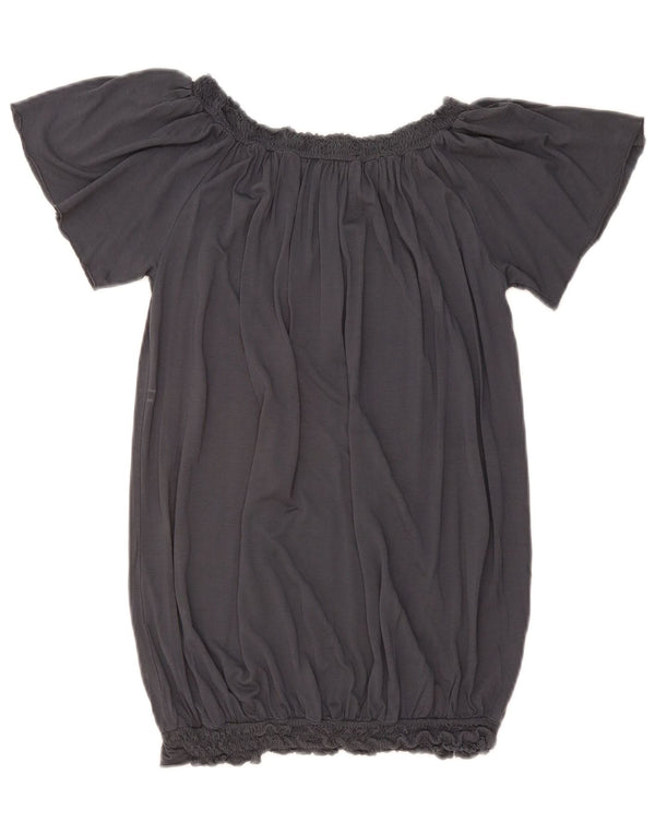 Max & Co. Blusa para mujer Top UK 42 Viscosa gris medio