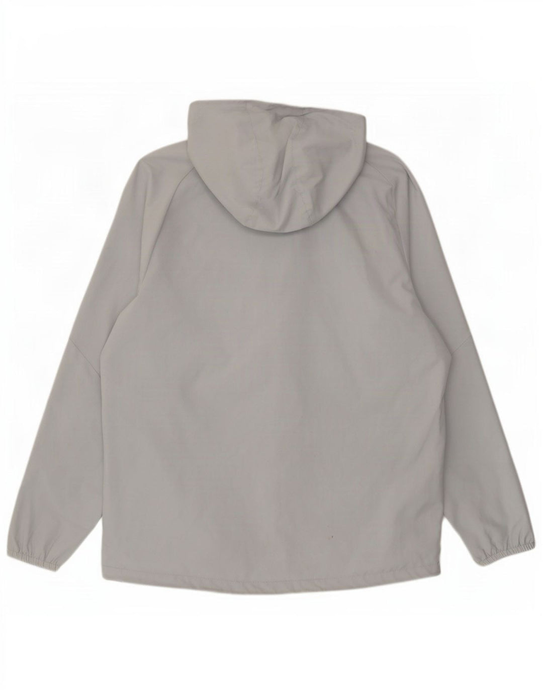 Umbro Chaqueta impermeable con capucha gráfica para hombre Reino Unido 40 Poliéster gris grande