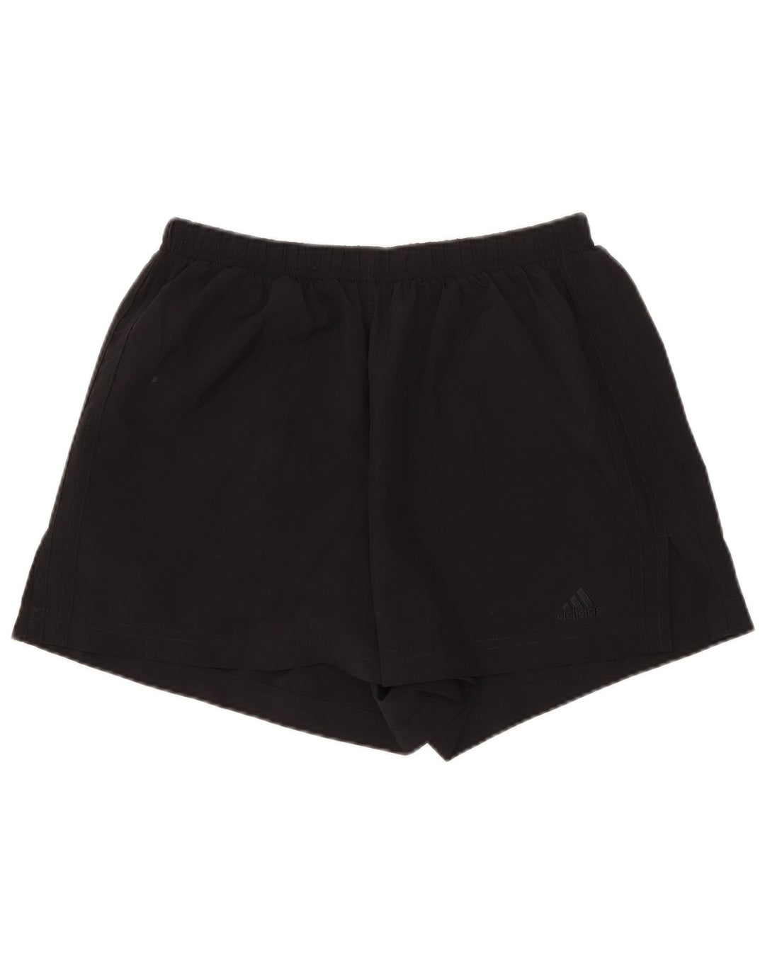 Adidas Pantalones cortos deportivos para mujer UK 12 Mediano Negro Poliéster