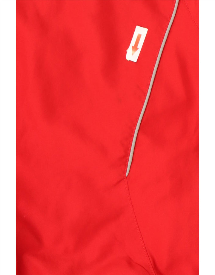 Adidas - Chaqueta de chándal para mujer, talla 40, talla grande, poliéster rojo