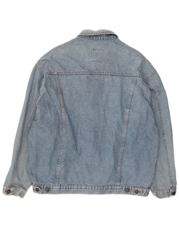 CASSUCI Chaqueta vaquera para hombre UK 42 XL Algodón azul