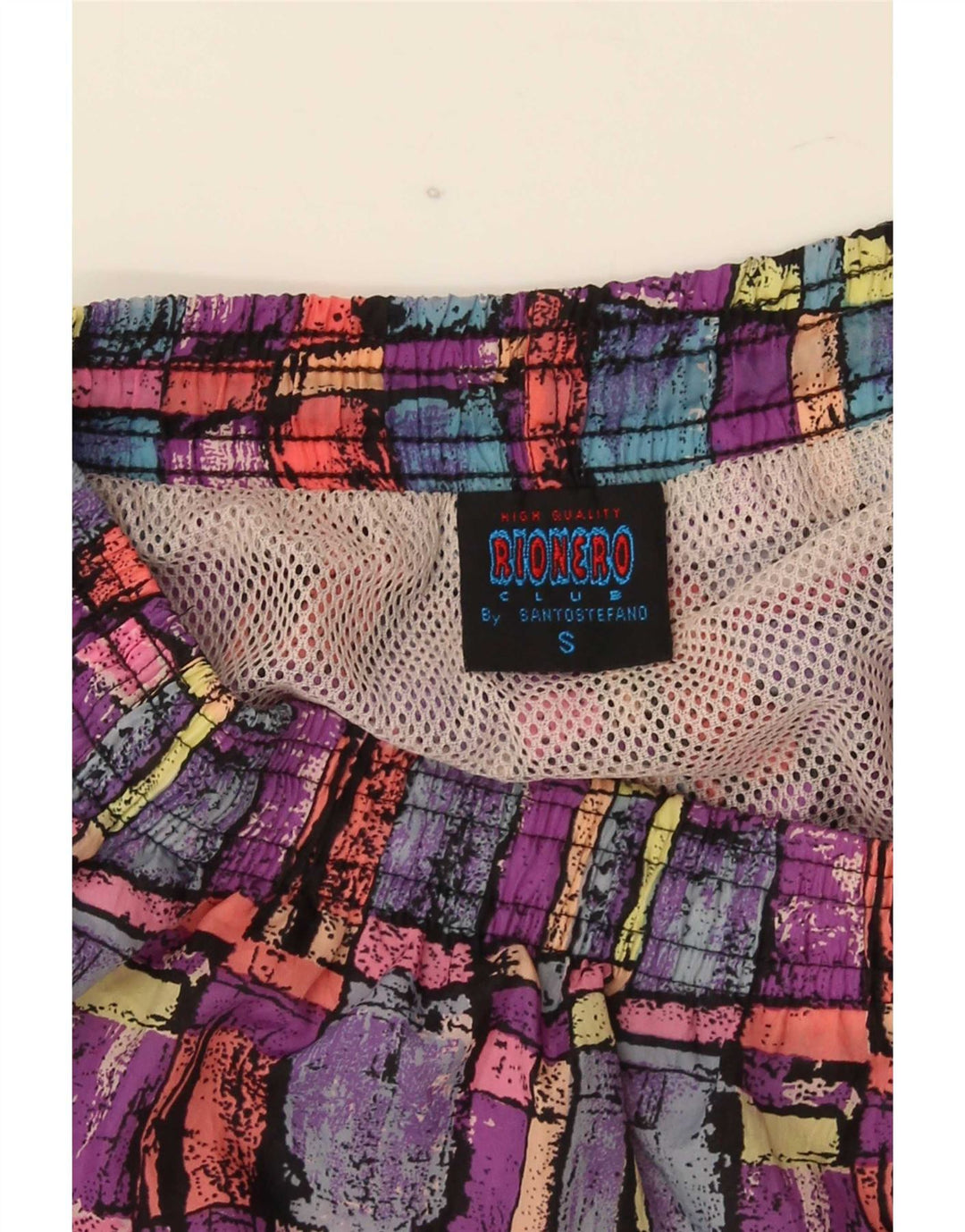 Santostefano Bañador Hombre Small Multicolor Geométrico Poliamida