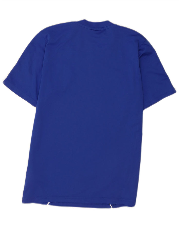 Adidas Mens Climalite Graphic Camiseta Top XS Azul Poliéster
