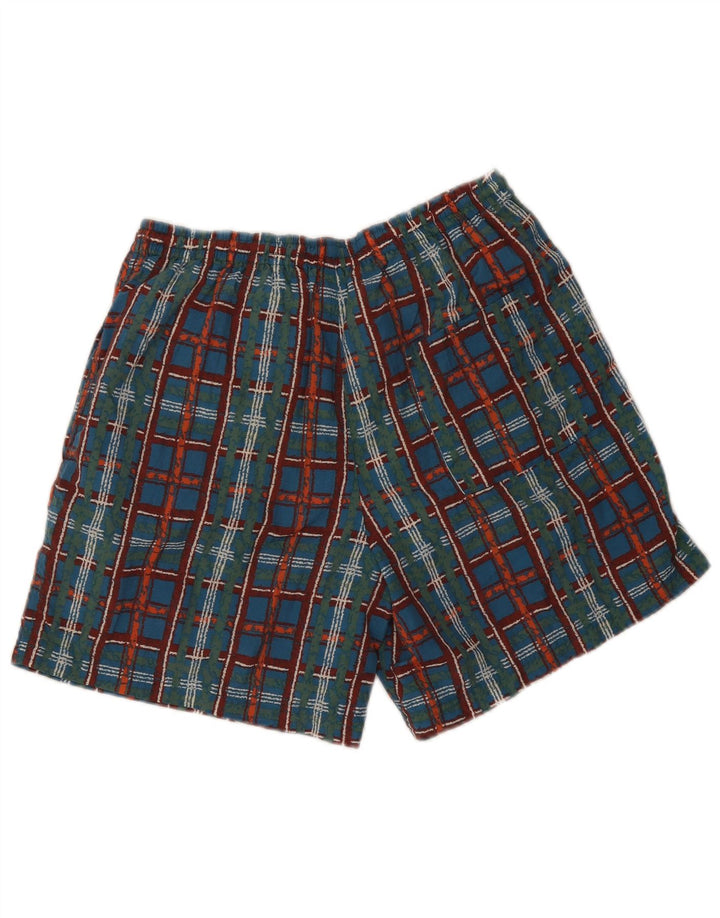 St. Bernard Bañador para Hombre Mediano Cuadros Multicolores