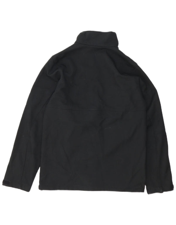 Columbia Chaqueta cortavientos para hombre UK 36 Small Poliéster negro