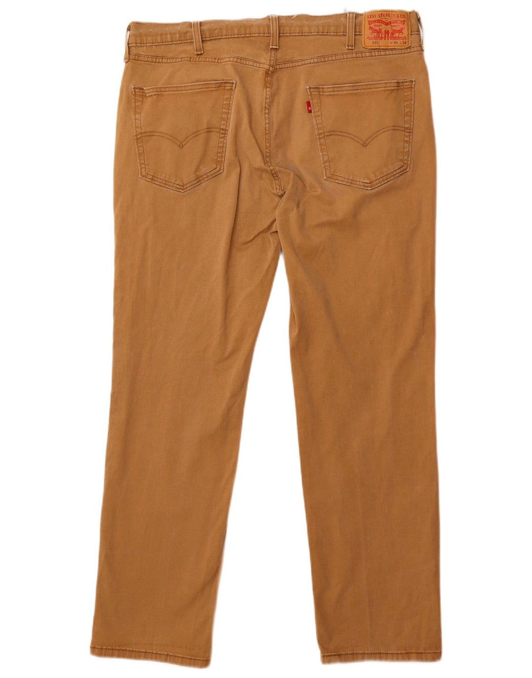 Levi's Mens 541 Pantalones Casuales Rectos W38 L32 Algodón Beige
