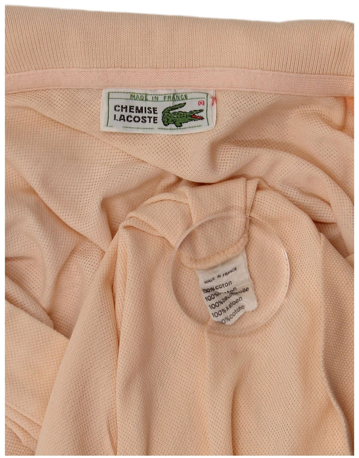 Polo Lacoste Hombre Grande Naranja Algodón