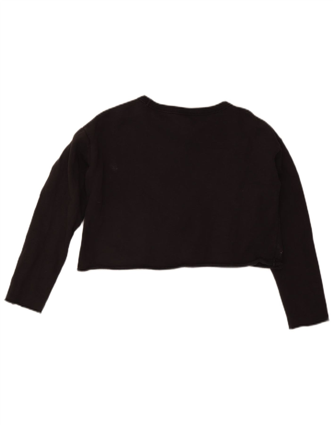 Champion Sudadera de gran tamaño con gráfico recortado para mujer UK 10 Small Black