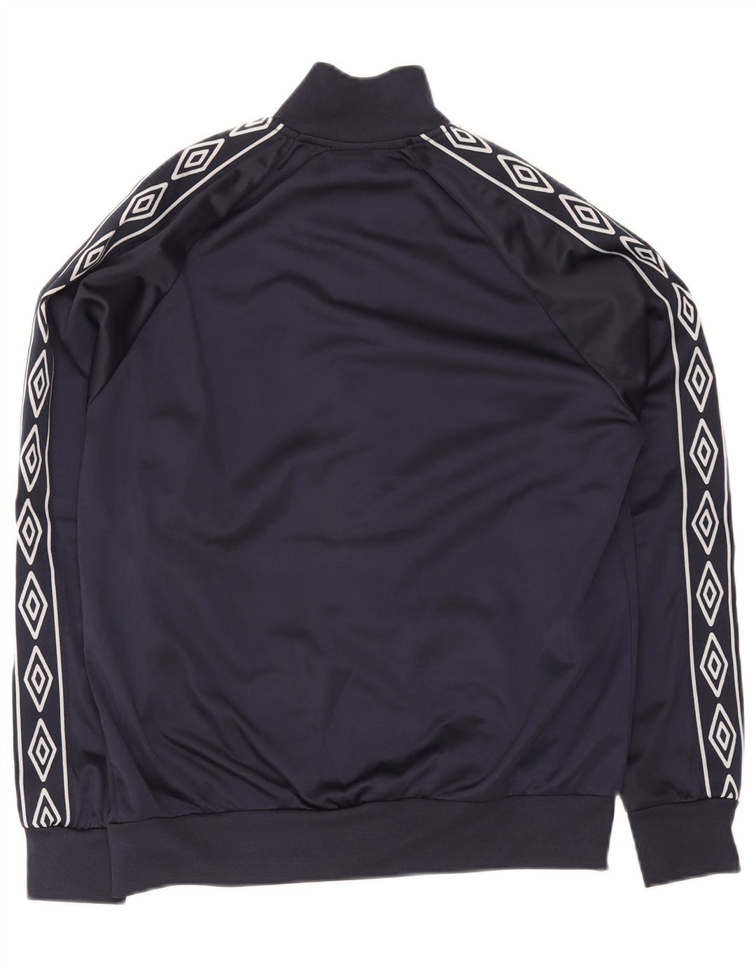 Umbro Chaqueta superior de chándal para hombre Poliéster geométrico azul marino mediano