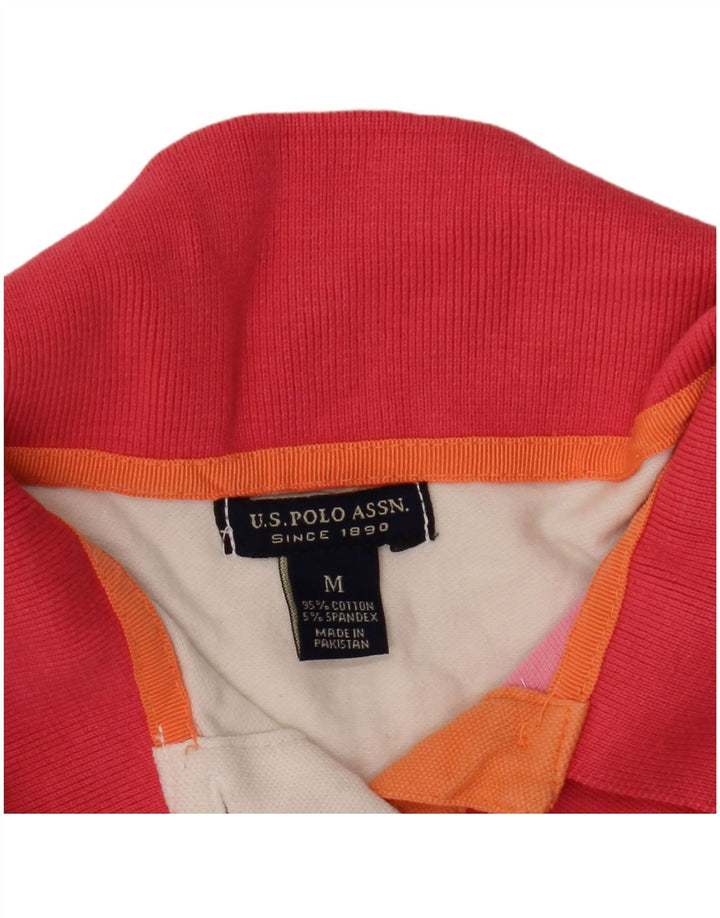 ASSN DE POLO DE EE. UU. Polo de rugby para mujer, talla 40, talla M, multicolor