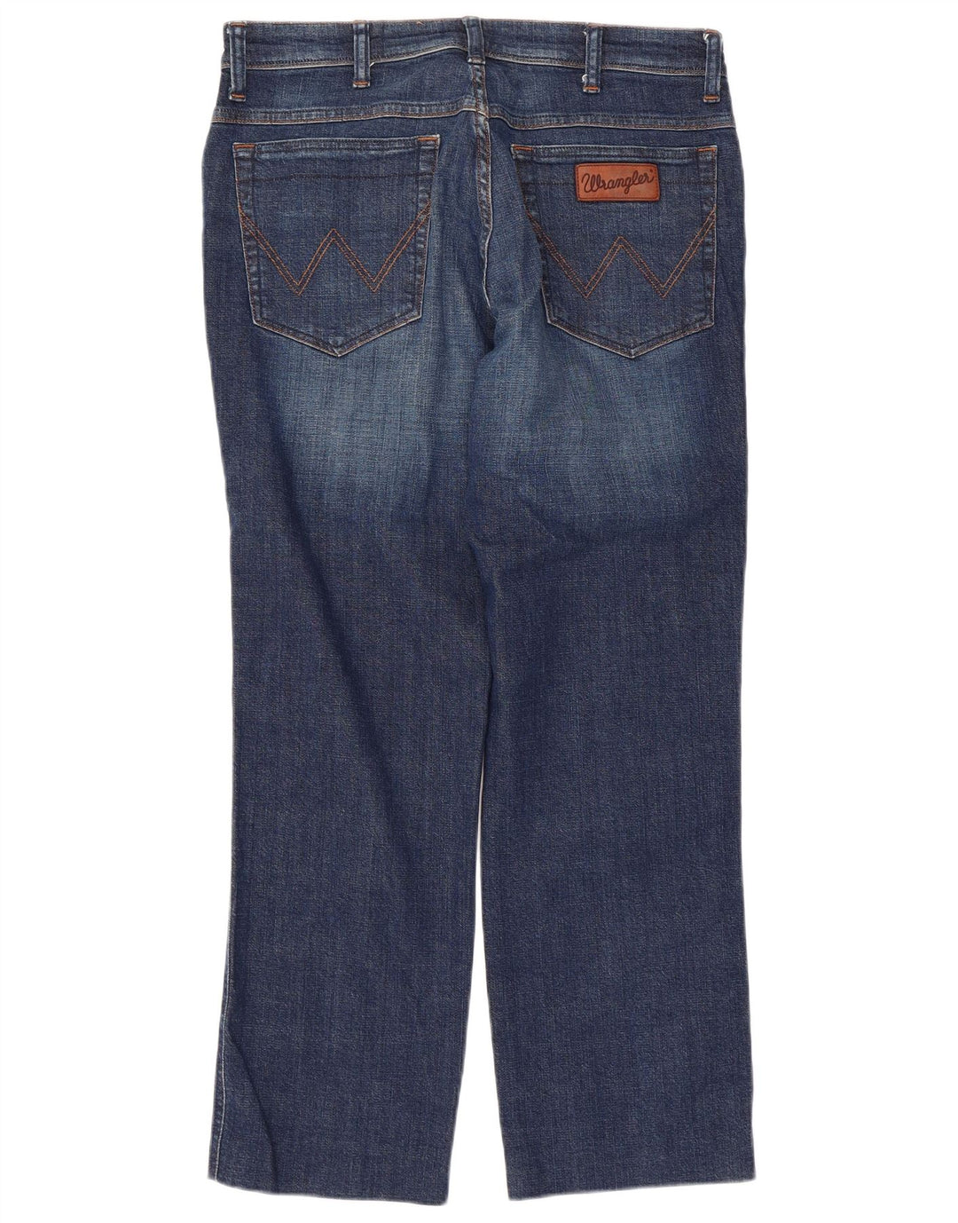 Wrangler Vaqueros rectos elásticos Texas para hombre W34 L27 Algodón azul