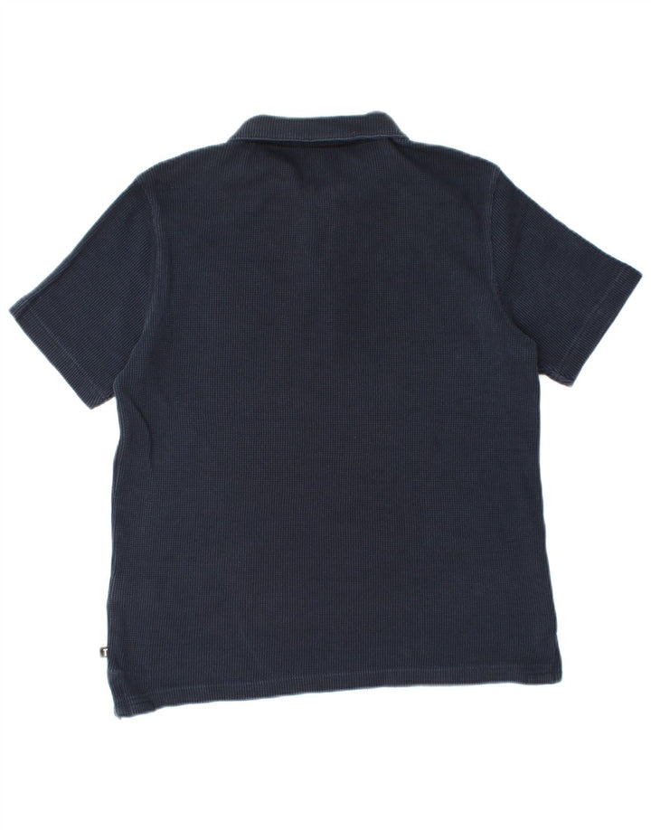 TED BAKER Polo para hombre talla 2 pequeño algodón azul marino