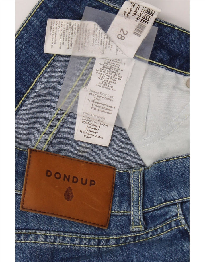 Vaqueros Dondup Mujer Slim W28 L28 Algodón Azul