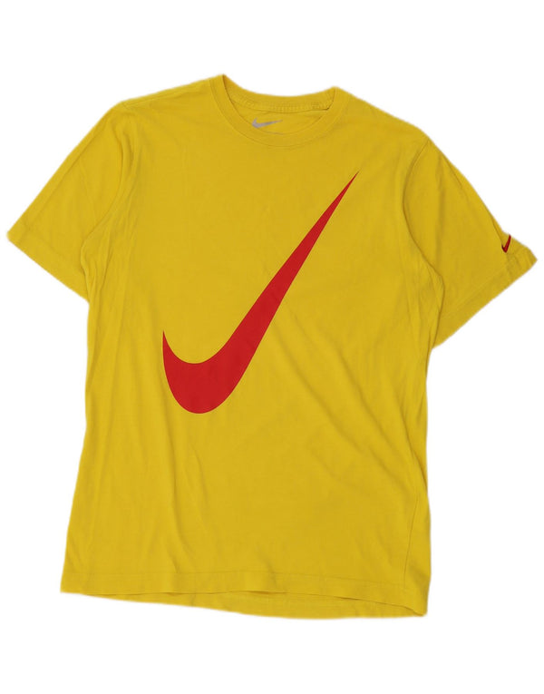 NIKE Camiseta gráfica para niño 13-14 años XL Amarillo Algodón