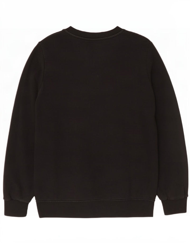Pyrex Sudadera gráfica para mujer Jumper UK 6 XS Algodón negro