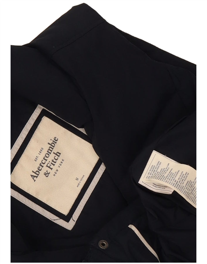 Abercrombie & Fitch Chaleco acolchado para mujer UK 42 Medio Azul marino Poliéster