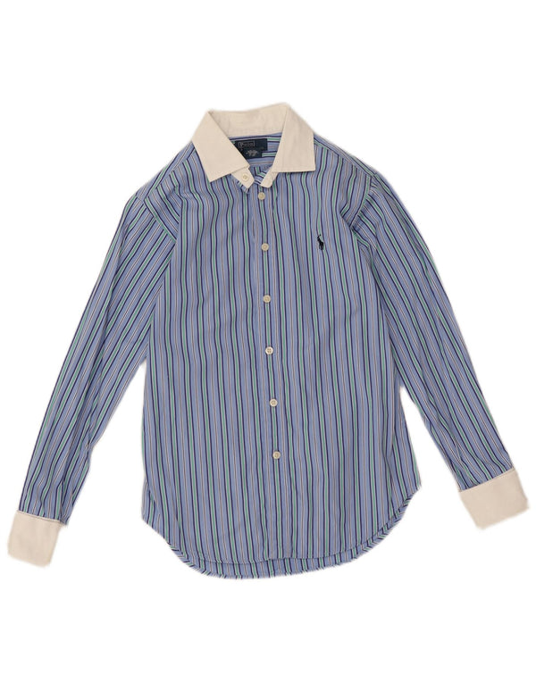 Polo Ralph Lauren Camisa Niño 11-12 Años Algodón Rayas Azules