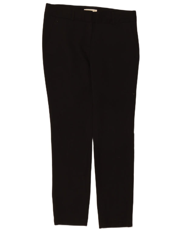 Michael Kors Pantalones chinos delgados para mujer US 8 Medium W34 L31 Poliéster negro