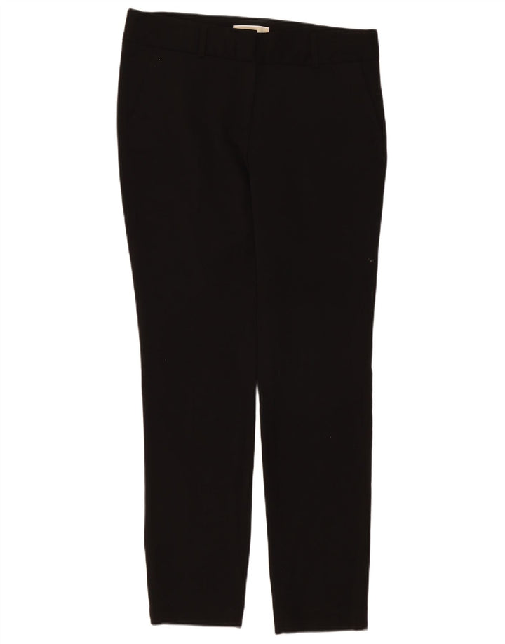 Michael Kors Pantalones chinos delgados para mujer US 8 Medium W34 L31 Poliéster negro