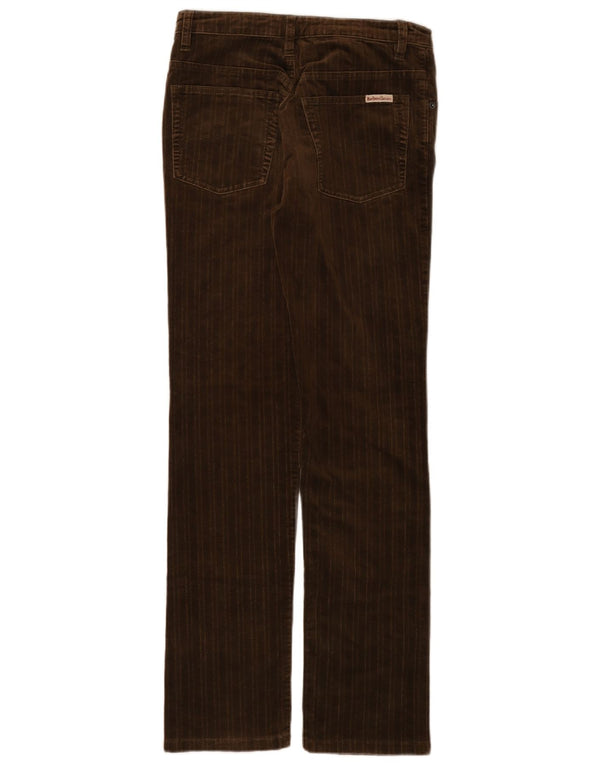 Marlboro Classics Pantalones de pana ajustados para mujer W28 L30 Algodón marrón