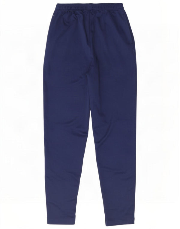 Adidas Mens Tracksuit Trousers Medium Navy Blue Polyester