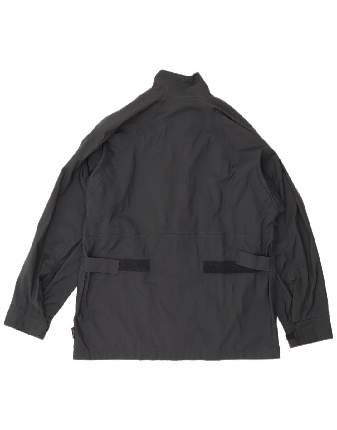Adidas Chaqueta impermeable extragrande para mujer UK 12 Poliéster gris medio