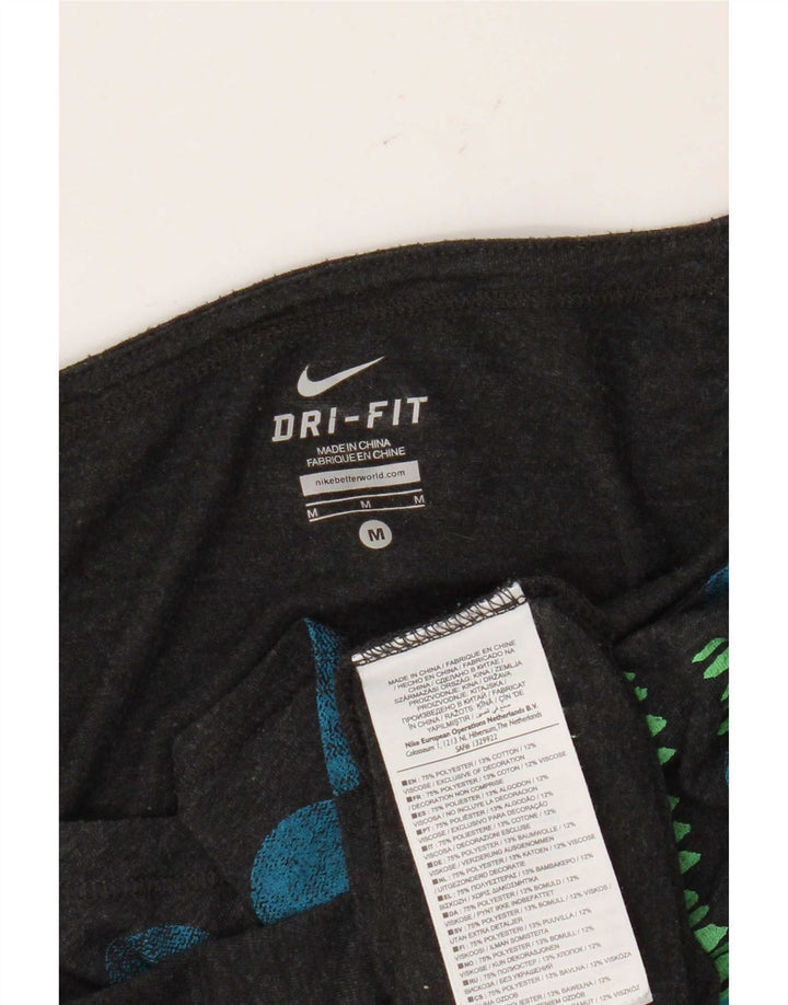 Nike Dri Fit Graphic Vest Top para mujer UK 14 Poliéster de lunares gris medio