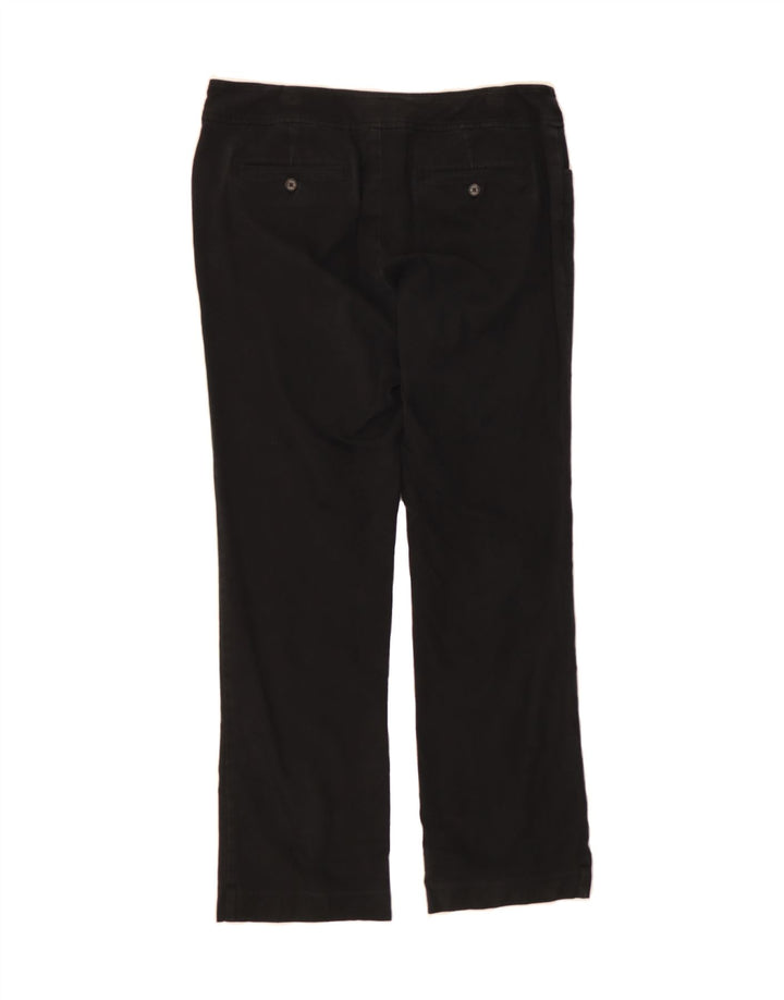 CHAPS Womens Bootcut Casual Trousers US 10 Large W32 L30 Black Cotton Vintage Chaps and Second-Hand Chaps from Messina Hembry 