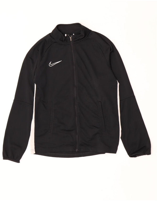 Nike Chaqueta de chándal para niños 13-14 años XL Negro Colorblock Poliéster