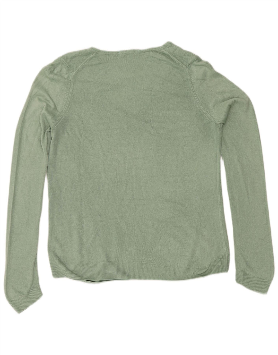 Marks & Spencer Suéter con Cuello en V para Mujer UK 40 Verde Medio