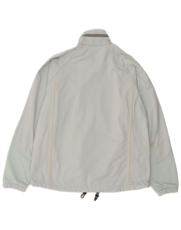 Diadora Chaqueta de chándal para mujer ES 36 Small Azul Poliéster