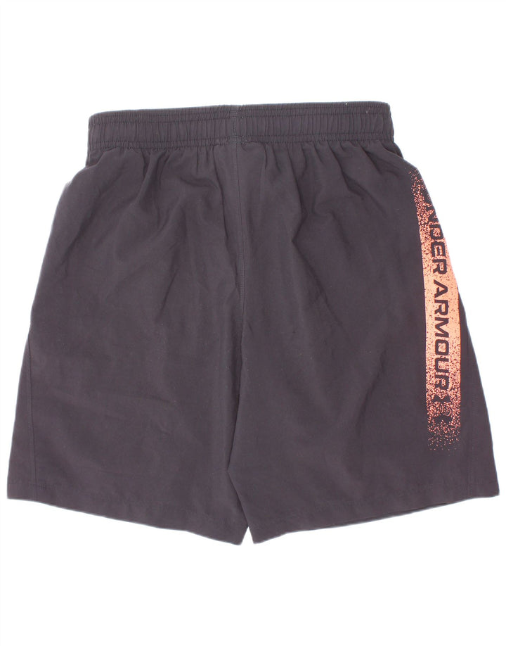 Under Armour Pantalones cortos deportivos con gráficos para niños 9-10 años Mediano Negro Poliéster